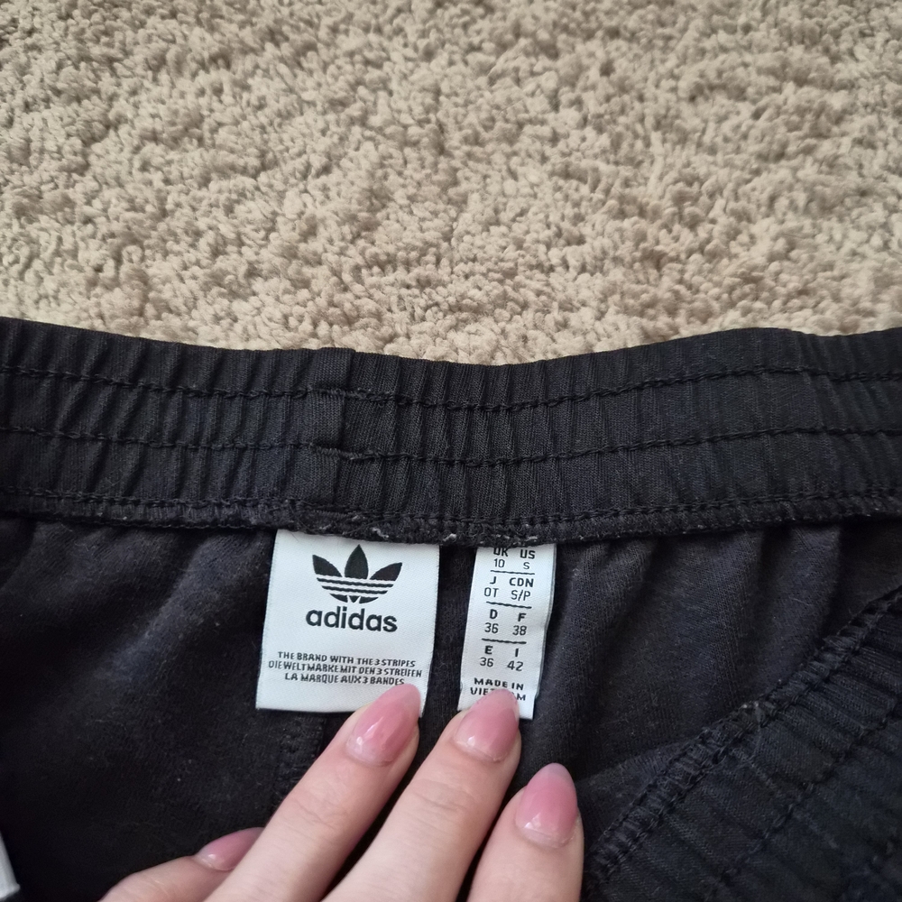 Adidas Originals Women’s 3-Stripes Track Pants • Black White • Size Small - Picture 5 of 8